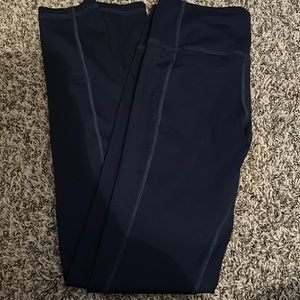 navy varsity leggings